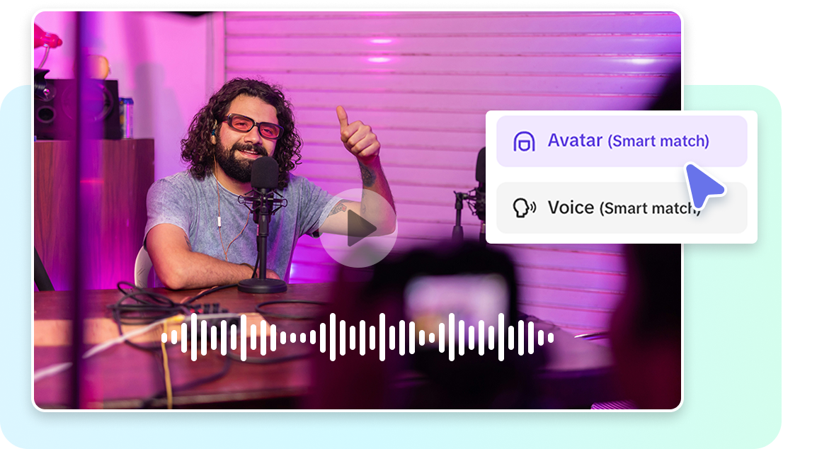 KI-Avatare & Voiceover mit mehrsprachigen Einstellungen